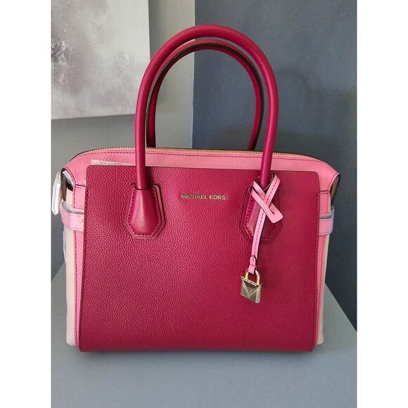Michael Kors Two-Tone Leather Purse - New - Picture 1 of 2